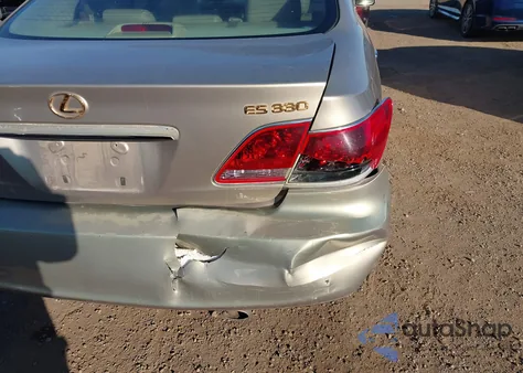 2005 Lexus Es 330 из США, поврежденный, VIN JTHBA30G655091160